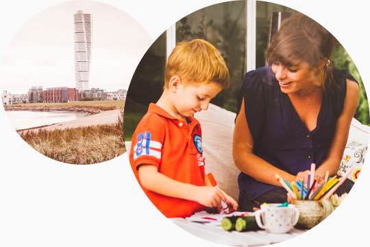Nanny, barnvakt i Malmö
